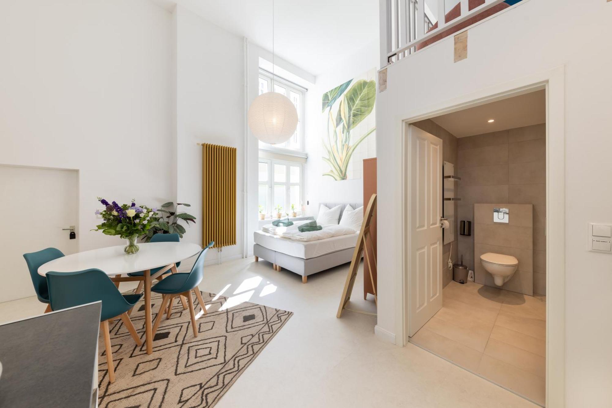 ברלין Great 2-Room Loft With 2 Bathrooms And 2 Kitchen מראה חיצוני תמונה